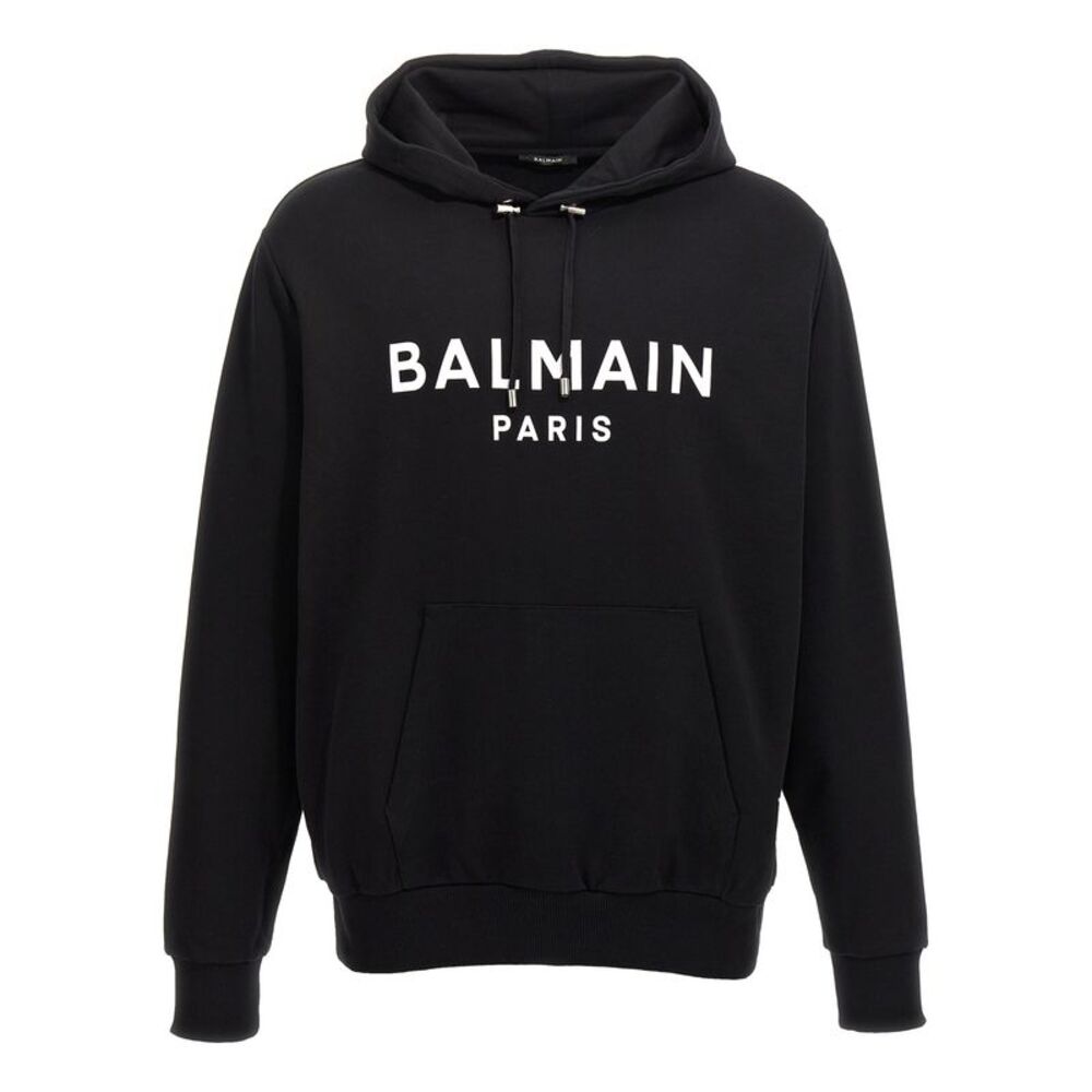 Balmain Bicolor Cotton Men's Sweatshirt